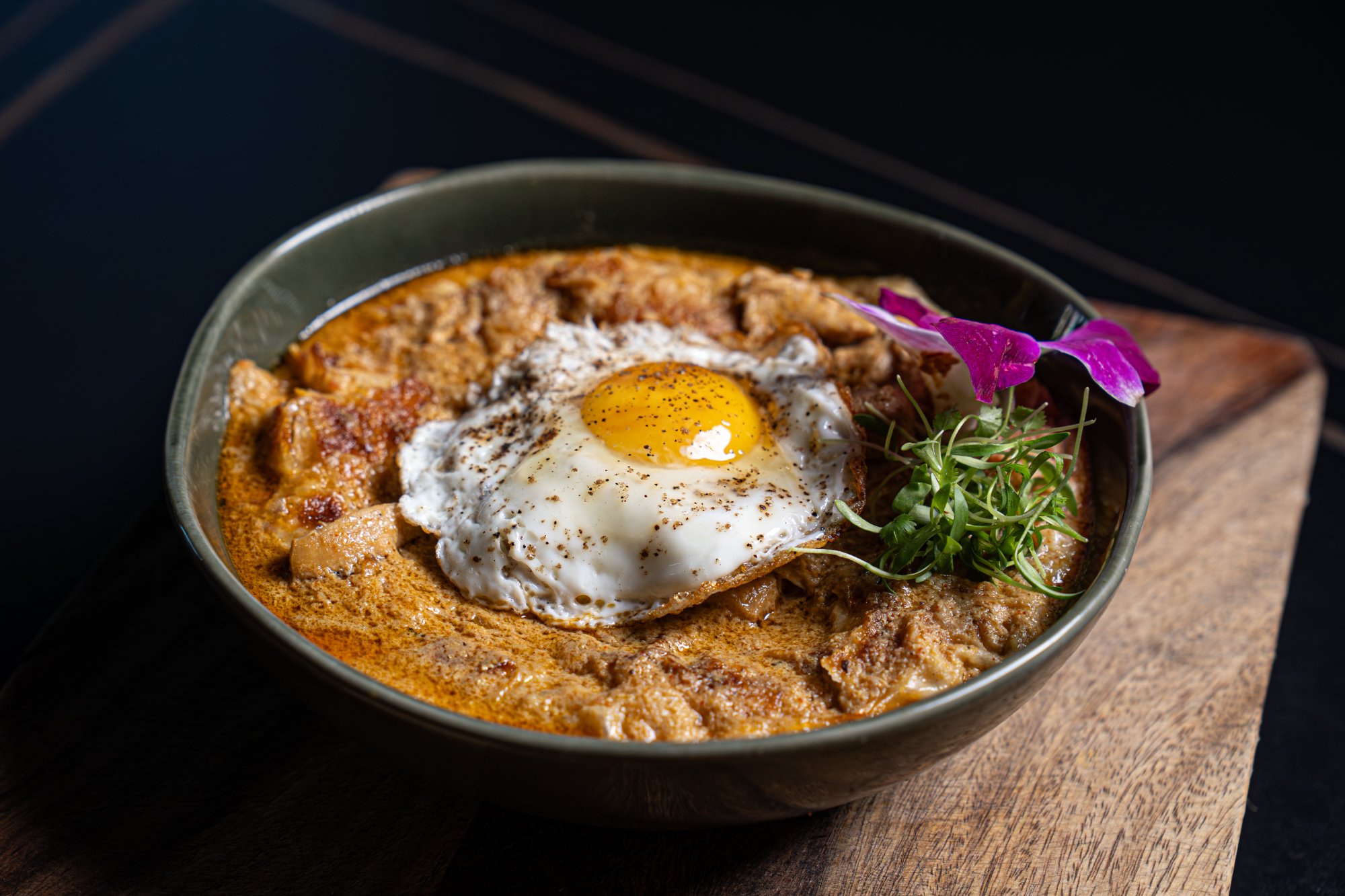 Chicken Chatti Parotta clay pot tableside House of Chettinad Leander TX