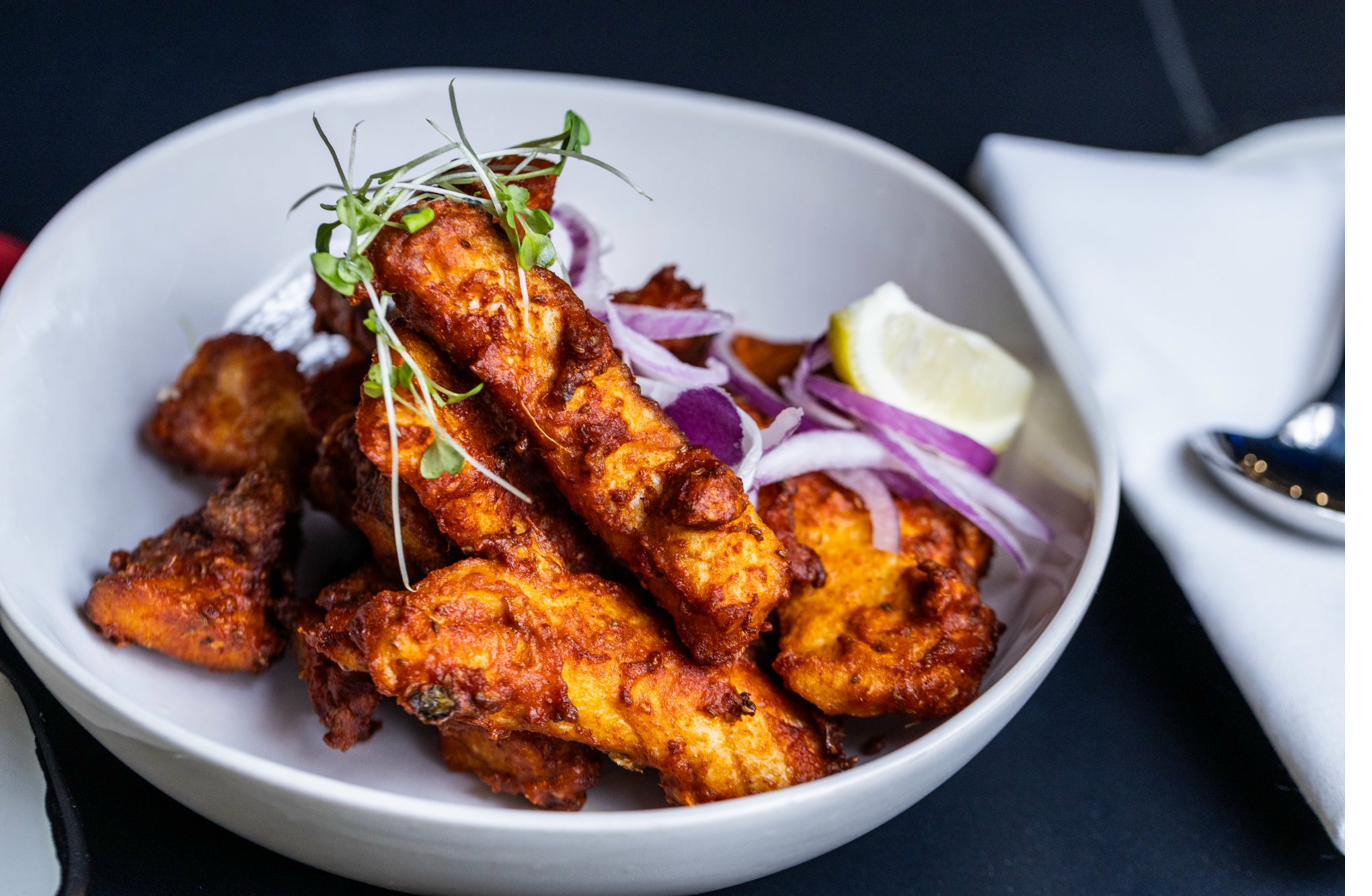 Amritsari Fish ajwain spiced batter House of Chettinad Leander TX
