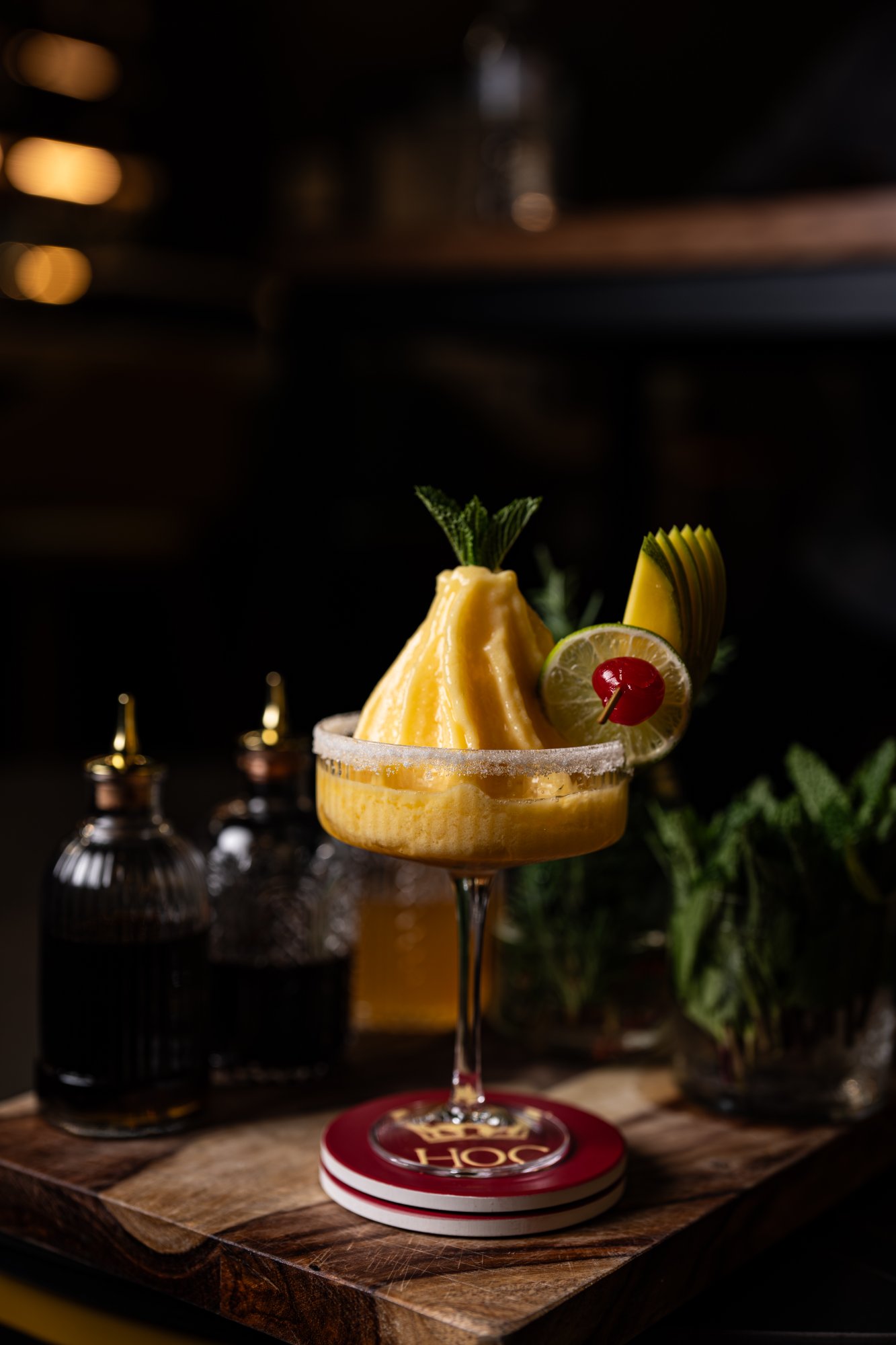 Piña Colada tropical cocktail Aruvi bar House of Chettinad