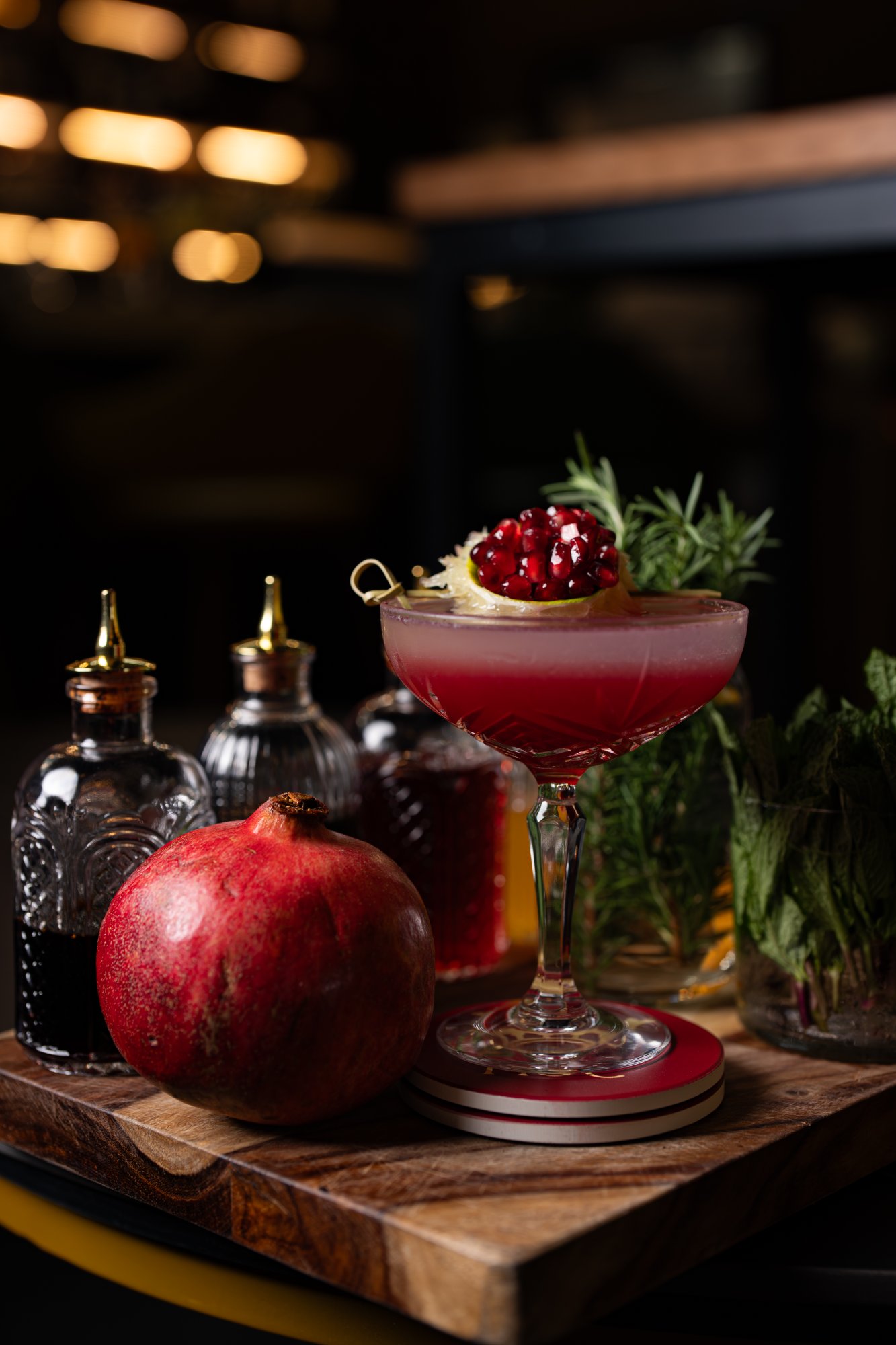 Tequila Sunrise cocktail Aruvi bar House of Chettinad