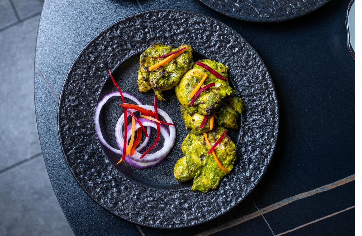 Hariyali Chicken Tikka mint cilantro House of Chettinad Leander TX