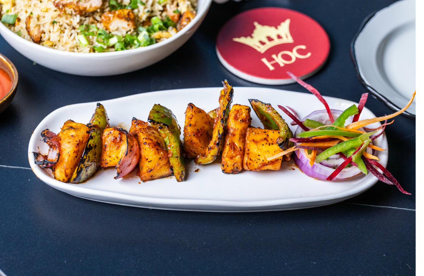 Pineapple Shashlik charred spiced House of Chettinad Leander TX