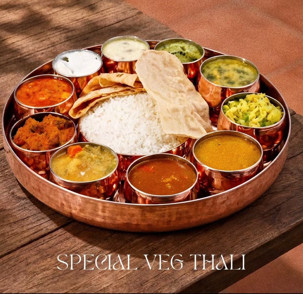 Daily lunch thali tray